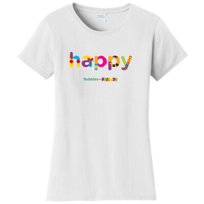 Bubbles and Friends - Happy Womens T-Shirt