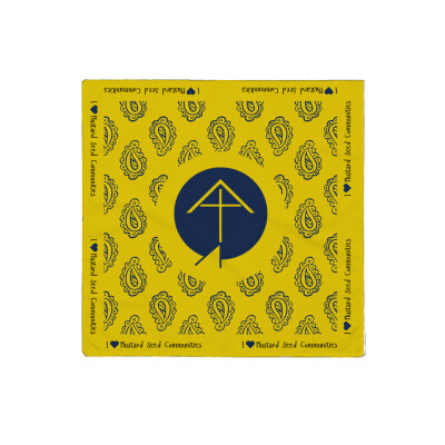 I Love Mustard Seed Communities Bandana - Yellow
