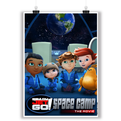 Ready Jet Go! Sticky Backed Movie Poster - Removable
