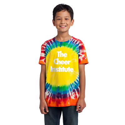 The Cheer Institute Youth Window Tie-Dye Tee