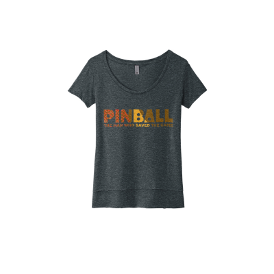 Pinball Official Film Women's Festival Scoop Neck Tee