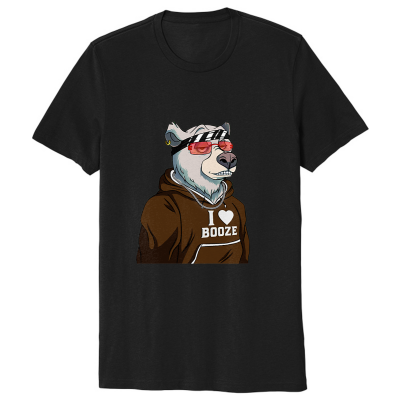 Booze Bear #175 Organic Cotton Tee GnarFather