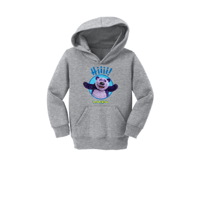 Donkey Hodie - Hiiii! Purple Panda and Friends Toddler Hoodie