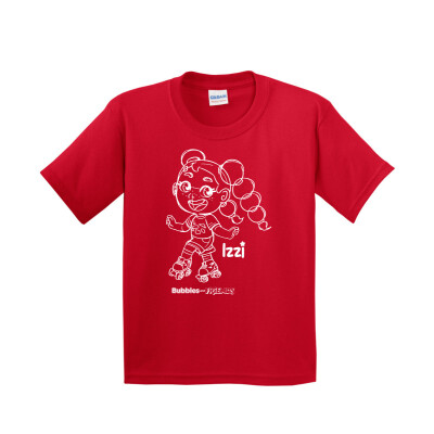 Bubbles and Friends - Happy Doodles (White) Izzi Childrens