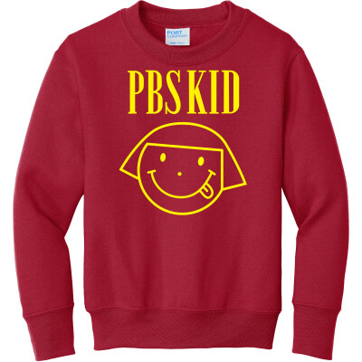 PBS KIDS Smile Youth Core Fleece Crewneck Sweatshirt