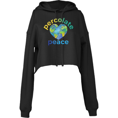 Ladies' Cropped Fleece Hoodie