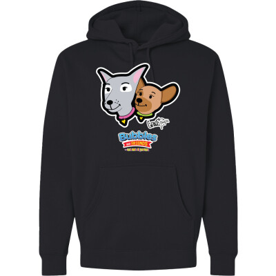 Bubbles & Friends- Friends from Happyville 'Grace & Charity' Midweight Hooded Sweatshirt- Unisex