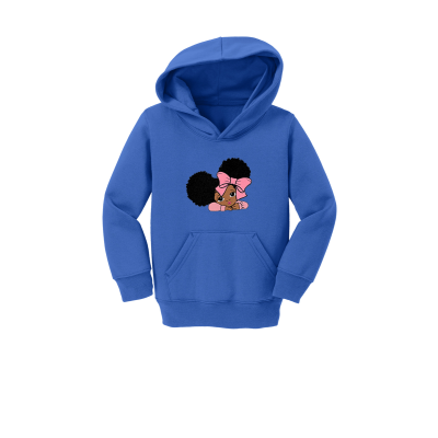 Peakaboo Girl Toddler Core Fleece Pullover Hooded Sweatshirt 