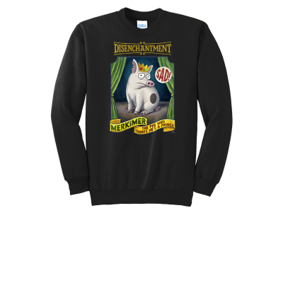 Merkimer Pig - Fleece Crewneck Sweatshirt