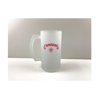 Canaras Frosted Glass Mug