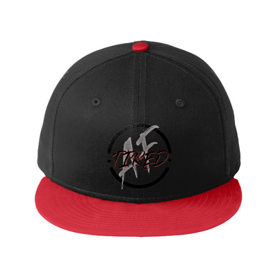 TiredAF Embroidered New Era NE400 Flat Bill Snapback Cap or Similar