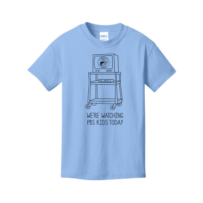 "Watching PBS KIDS" Youth Core Cotton Tee