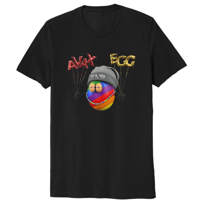 Avax Egg #672 Organic Cotton Tee CryptoMediic
