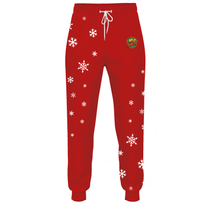 "A Wild Kratts Creature Christmas" Performance Joggers - Kids Red