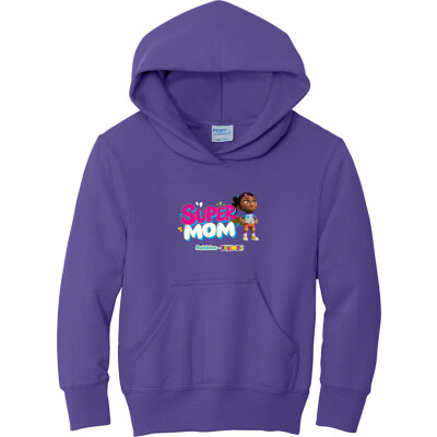 Bubbles & Friends Mothers Day SuperMom Children's Fleece Sweatshirt
