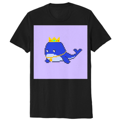 Avax Whales #2443 Organic Cotton Tee Nateduwg