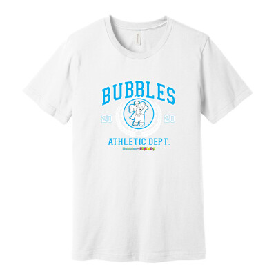 Bubbles and Friends - Varsity Collection Bubbles Athletic Dept Adult T-Shirt