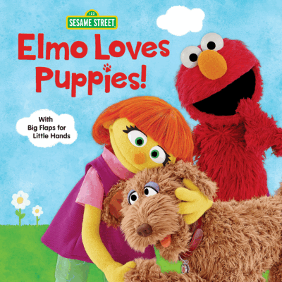 Elmo Loves Puppies! Board Book