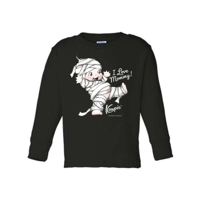 Kewpie®/I Love Mommy - Rabbit Skins Toddler Long Sleeve Cotton Jersey Tee