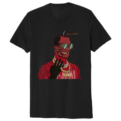 Omerta Boss #3407 Organic Cotton Tee GreenGloo