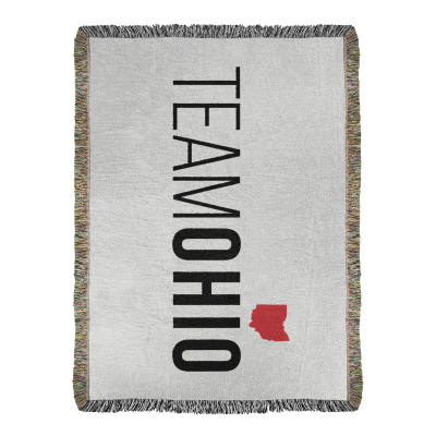 Team Ohio Woven Blankets - (52" x 37")