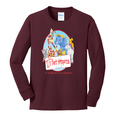 LI'L PET HOSPITAL YOUTH  UNISEX Long Sleeve T-Shirt