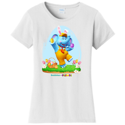 Bubbles & Friends Easter Bubbles Womens T-Shirt