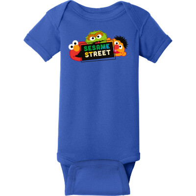 Sesame Street Trio Baby Rib Bodysuit
