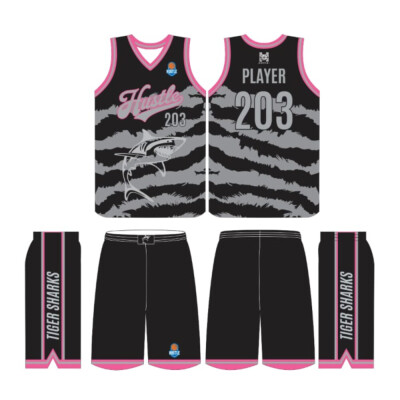 Tiger Sharks - Custom Basketball Uniform