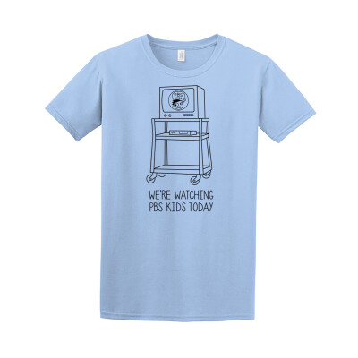 "Watching PBS KIDS" Softstyle T-Shirt