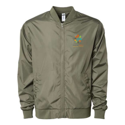Independent Trading Co. - Lightweight Bomber Embroidered Jacket or Similar