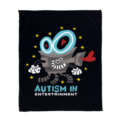 Jorge Guiterrez Autism in Entertainment Art Fleece Blanket (50" x 60")