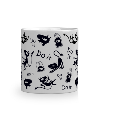 Luci Pattern 11oz White Ceramic Mug