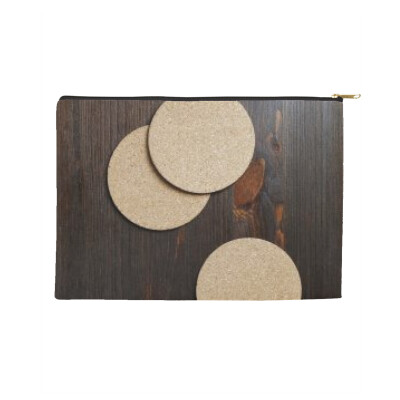 Accessory Pouches - Black Zipper  12.5" X 7"