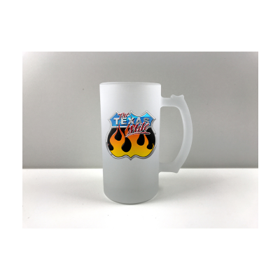 Frosted Glass Beer Stein