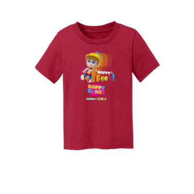 Bubbles and Friends - Happy Dance Collection - Happy Feet Toddler T-Shirt