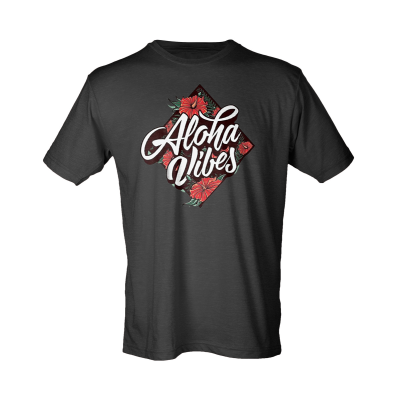 Aloha Vibes Unisex Poly-Rich T-Shirt 