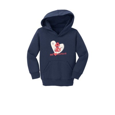 We Heart Clifford Toddler Hoodie
