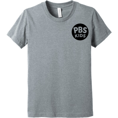 PBS KIDS Forever Curious Youth Heather Short Sleeve Tee