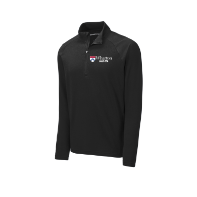 Wharton WG'86 Sharpie Logo "With" (the Apostrophe) Lightweight French Terry 1/4-Zip Pullover