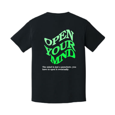 OPEN YOUR MND Heavyweight Tee (Green)