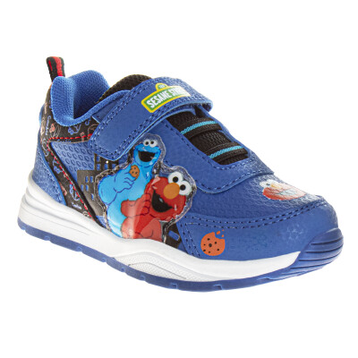 Sesame Street Kids Cookie and Elmo Hook and Loop Fashion Sneaker  (Toddler/Little Kids)