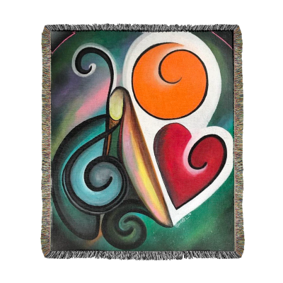 Harmony Butterfly Woven Blankets - (60" x 50")