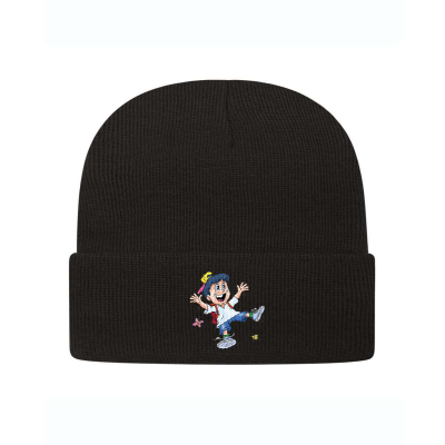 Little Billy Embroidered Knit Beanie
