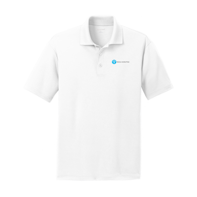 Media Disrupted - Men's Embroidered Ultrafine Mesh Polo