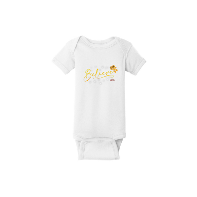 Believe in Buddy Baby Onesie