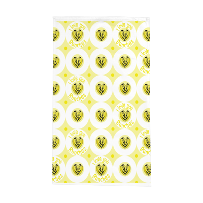 I LOVE You Bunches Banana Print Tablecloth