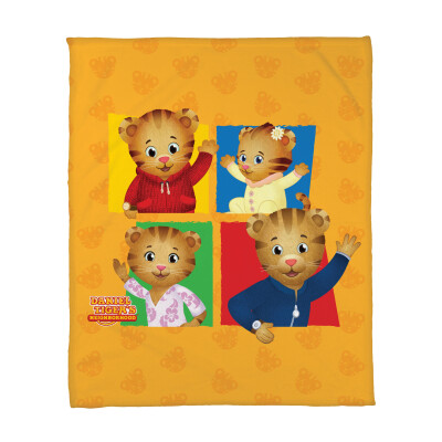Tiger Family Fleece Blanket - 50" x 60"