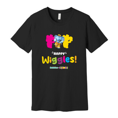 Bubbles and Friends – Happy Dance Collection Happy Wiggles Adult T-Shirt