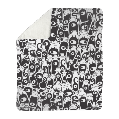 Demon Bottles - Sherpa (50" x 60")